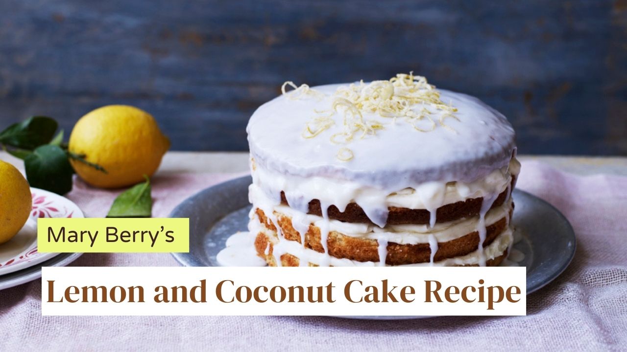 mary berry lemon and coconut cake
